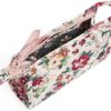 Vera Bradley Cotton Mini Trapeze Cosmetic Makeup Organizer Bag - Image 2