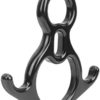 SOONALL 30KN Figure 8 Descender, Aluminum Alloy Brakedown Protector with Large Bent-Ear, Aerial Silks Beginner Kit, Acrobatic Flying Dance Aerial Yoga Hammock Swing - Image 8