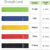 Mr. Pen- Resistance Bands, Pack of 5 Different Resistance Levels, Exercise Bands Resistance, Bands for Working Out, Workout Bands Resistance, Elastic Bands for Exercise, Fitness Bands, Stretch Bands - Image 3