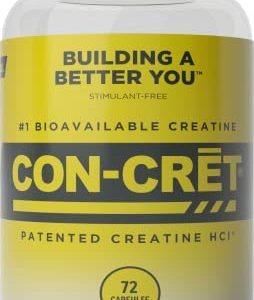 ProMera Sports CON-CRET Patented Creatine HCl Capsules 750 mg, 72 Caps