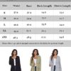 DEESHA Full Zip Up Hoodie for Women Pleated Tiered Ruffle Hooded Sweatshirts Jacket Coat Long Sleeve - Image 6