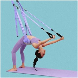 HONGYIFEI2021 Yoga Hammock Aerial Yoga Bending One-Word Horse Training Auxiliary Stretching Belt Household Hammock Lower Lumbar Splitting Stretch Belt Aerial Yoga Hammock (Color : G)