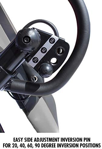 Health Gear HGI 4.0 Patent Pending Deluxe Heat & Vibration Massage Inversion Table, Grey - Image 9