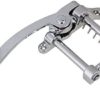 Yibuy 224 x 98mm Guitar Vibrato Tailpiece Tremolo Silver Guitar Tremolo Bridge w/Screws - Image 2