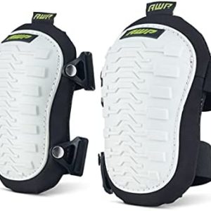 AWP Non-Marring Roofing, Sub-Floor/Underlayment & Tile Knee Pads with Heavy Duty Foam Padding, Breathable Air-Mesh Interior and Non-Marring Caps | One Size