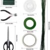 Floral Arrangement Kit, SourceTon 14 Flower Tools Include Floral Tapes Floral Garden Wire Cutter 22-Gauge Paddle Wire Sewing Needles - Image 7