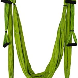 MengK Anti-Gravity Aerial Yoga Hammock Green