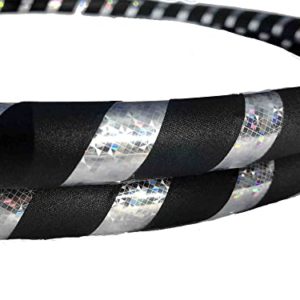 Adult 1 lb. Hula Hoops Black Light Weight Fitness Dance Workout Exercise - Perfect for Hoop Dance and Off-Body moves Advanced Hoopers Weight Medium 38 inches round. Get Your Middle Little!