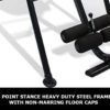Body Vision IT9550 Deluxe Inversion Table with Adjustable Head Pillow & Lumbar Support Pad - Image 6