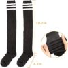 Gaoport 6 Pairs Womens Over Knee Thigh High Socks Warm Long Stockings Boot Leg Warmer for Women Girls Daily Wear Cosplay - Image 3