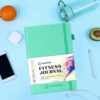 EPEWIZD Fitness Journal Hardcover Workout Planner 6- Month Undated Workout Log Book Home Gym Accessories for Women and Man Green - Image 6
