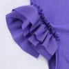 FEESHOW Kids Girls Purple Deluxe Dance Show Costume Trapeze Ruffle Leotard with Gloves Halloween Cosplay Party Outfit - Image 6