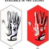 Football Gloves Youth Kids Receiver Gloves Breathable and Non-Slip Silicone Grip Glove with Adjustable Wristband 1 Pair Football Receiver Gloves Silicone Palm for Games and Training - Image 2