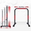 Sportsroyals Dip Station Dip Bar Parallel Bars for Home Workout with 400 LBS Loading Capacity - Image 2