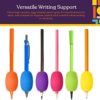 Special Supplies Egg Pen-Pencil Grips for Kids and Adults Colorful, Cushioned Holders for Handwriting, Drawing, Coloring - Ergonomic Right or Left-Handed Use - Reusable (12-Pack) - Image 5