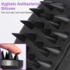 Scalp Massager Shampoo Brush, Hair Scalp Scrubber Head Massager for Stress Relax Hair Growth, Shower Hair Brush for Women Men Kids, Black - Image 4