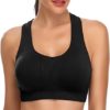 Padded Strappy Sports Bras for Women - Activewear Tops for Yoga Running Fitness Pack of 3 - Image 4