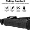 Bike Handlebar Grips - Single Locking Bicycle Grips Handle 22.2mm for MTB,Hybird Bike,Enduro,Downhill with Soft Non-Slip Pattern | 130mm Mountain Bike Grips Lock on with Great Handfeel - Image 5