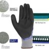 HPHST Waterproof Work Gloves, Heavy Duty Oil Resistant Work Gloves with Nitrile Coating 3 Pairs - Image 3