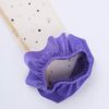 FEESHOW Kids Girls Purple Deluxe Dance Show Costume Trapeze Ruffle Leotard with Gloves Halloween Cosplay Party Outfit - Image 7