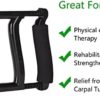 YPCBYNBS Hand Exerciser,Finger Exerciser and Hand Strengthener for Hands,Finger,Wrist,Forearms and Thumbs Therapy,Black - Image 2