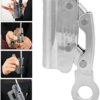01 Self-Locking Rope Grab,Self-Braking Stop Descender Clamp Climbing Anti Fall Protection Equipment Rope Grab Ascender Fall Protection for Rocking Climbing Tree(Round Hole) - Image 2