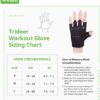 Trideer Pink Workout Gloves for Women - Lightweight Breathable Gym Weight Lifting Gloves for Exercise, Weightlifting, Fitness, Training, Climbing, Cycling and Rowing - Image 6