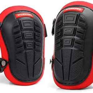 WORKPRO Knee Pads with Heavy Duty Foam Padding and Gel Core, Knee Pad with Adjustable Top Fit Clips for for Indoor and Outdoor Work like Gardening, Carpentry, Welding, Roofing,Cleaning, W133217A