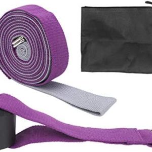 Yoga Belt, mprove Leg Waist Back Flexibility Aerial Yoga Strap Home Workout Yoga Fitness Stretching Strap for Home