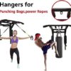 BDL Wall Mounted Pull Up Bar Chin Up bar Multifunctional Dip Station for Indoor Home Gym Workout, Power Tower Set Training Equipment Fitness Dip Stand Supports to 440 Lbs - Image 4