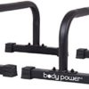 Body Power Push up Stand Parallel Bars Parallettes 12x24 inch Non-Slip with Integrated Knurling Grip - Supports Strength HIIT Yoga ROM Gymnastics Body Conditioning Exercise Workouts - Image 2