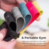 Greater Goods Exercise Resistance Bands - Set of 5 Elastic Workout Bands Made from Natural Latex | Great for Yoga, Pilates, Physical Therapy, Stretching, and The Home Gym | Designed in St. Louis - Image 3