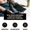RooGrips - Fingerless Durable Protective Leather Hand Grips, Workout Gloves, Gymnastics Grips, Non-Slip Weight Lifting Gloves for Men and Women - Image 3