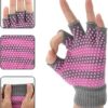 Cosmos 2 Pairs Non-Slip Yoga Pilates Gloves for Women, Barre, Ballet, Bikram Training & Workouts Gloves - Image 2
