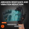 Vgo 3-Pairs High Dexterity Heavy Duty Mechanic Glove, Rigger Glove, Anti-vibration, Anti-abrasion, Touchscreen (Size L, Black, SL8849) - Image 3