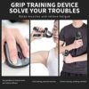 Grip Strength Trainer (2-piece), Grip Strength, Grip Strength Intensifier Resistance Adjustable 11-132 lbs (5-60kg), Hand Exerciser with Anti-slip Grip Strength, Perfect for Muscle Exercise and Injury Recovery of Musicians, Athletes and Programmers - Image 4