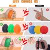 Stress Relief Balls for Adults, 3*2.2 Inch Hand Squeeze Balls Grip Strengthener, Large Hand Squeeze Ball for Physical Therapy, Arthritis Hands Recovery - Image 3