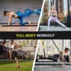 Premkid Home Resistance Training Kit PRO, Six Different Levels of Resistance Bands and Folding Yoga Mat for Working Out, Suspension Trainer with Wall Mount Bracket for Indoor and Outdoor - Image 6