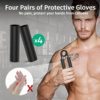 ZEAGUS Grip Strength Trainer Set,50LB-350LB Metal Hand Grip Strengthener,Non-Slip Heavy-Duty Forearm Exerciser,Hand Gripper for Muscle Building and Hand Rehabilitation Exercising - Image 6