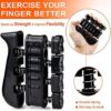 Grips Strength Training Kit 5 Pack Adjustable Hand Grips Exerciser Strengthener Finger Strength Exerciser, Finger Stretchers, Grips Rings, Stress Relief Ball with Carrying Bag - Image 3