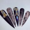 100pcs Mix Size Sparkling Crystal Ab Flatback Rhinestone Crystal Trapeze Shape Glass Gem for Nails - Image 3