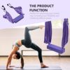 BESPORTBLE Yoga Swing Hammock Strap Aerial Antigravity Inversion Sling Strap Elastic Stretch Handstand Rope for Home Office Yoga Exercise Fitness Accessories Purple - Image 7