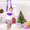 Therapy Sensory Swing for Kids and Adult Indoor Cuddle Swing Outdoor Hammocks Has Calming Effect On Child for Children with Special Needs ADHD Sensory Integration(Purple Size:59"x110") - Image 3