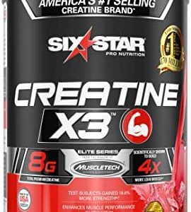 Creatine Powder | Six Star Creatine X3 | Creatine HCl + Creatine Monohydrate Powder | Muscle Builder & Muscle Recovery Workout Supplement | Creatine Supplements | Fruit Punch (35 Servings)