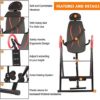 LUCKYERMORE Inversion Table Home Fitness Workout Equipment Heavy Duty Adjustable Height Back Stretcher Machine for Relieve Back Pain - Image 4