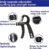 Electronic Count Hand Grip Strength Trainer 5 Pack Hand Grip Strengthener Forearm Workout Hand Strengthener Kit Adjustable Hand Gripper 11-132LB Hand Exerciser Forearm Grippers - Image 2