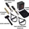 Bodytorc Suspension Trainer. Bodyweight Training Straps For Full Body Home Workouts. Home Gym Equipment Includes Door Anchor. - Image 9