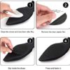Dr. Shoesert Non-Slip Shoes Pads Adhesive Shoe Sole Protectors, High Heels Anti-Slip Shoe Grips (Black - 4 Pairs) - Image 4