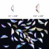 100pcs Mix Size Sparkling Crystal Ab Flatback Rhinestone Crystal Trapeze Shape Glass Gem for Nails - Image 2
