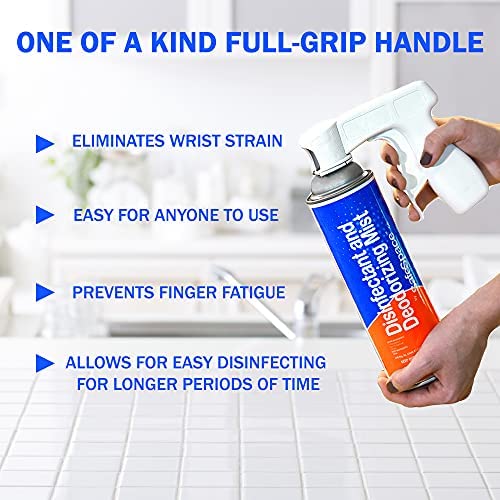SafeSpace Disinfectant & Deodorizing Mist, Ultra-Fine Mist, Easy to Use Full Grip Handle, EPA Approved, Clean Scent (Pack of 12) 16.5 Fl oz Each - Image 3